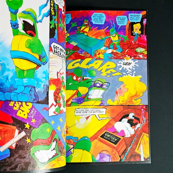 Green-Grey Sponge-Suit Sushi Turtles One-Shot (1990) - Picture 2 of 7